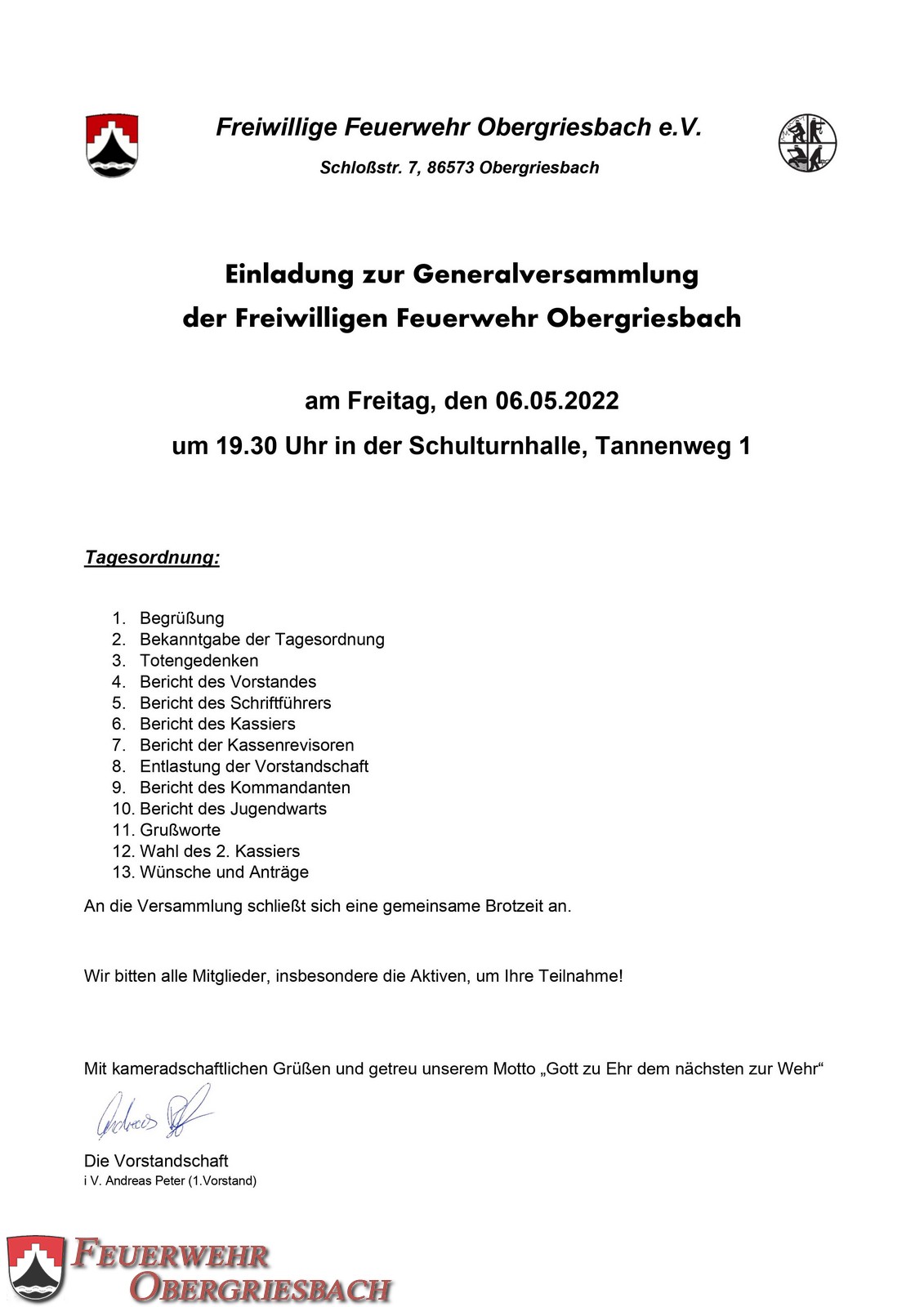 2022 04 22 Einladung Generalversammlung 2022
